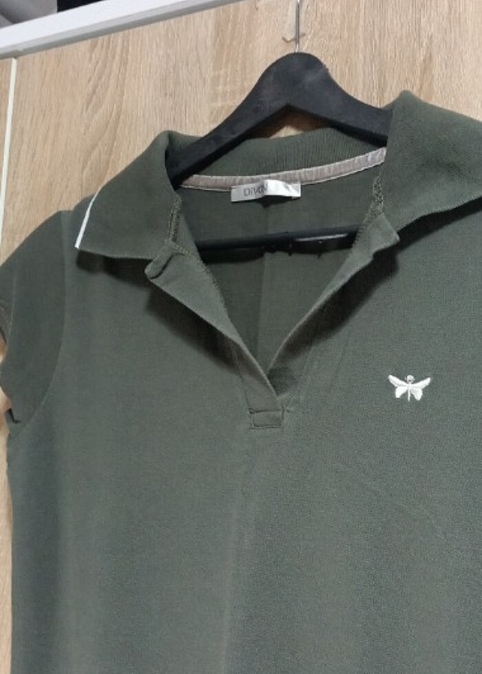 Haki yeşili elbise - Görsel 2