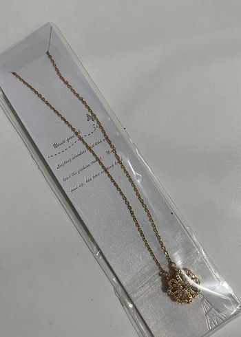 Minimalist Altın Zincirli  Kolye - Görsel 2