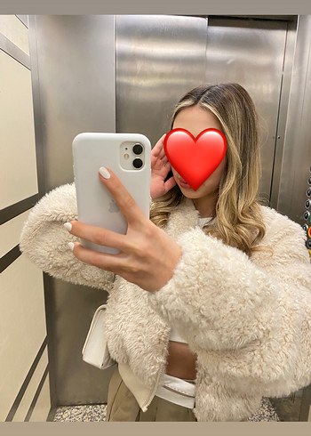 xs Beden Zara pelüş kürk