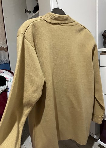 Camel Kadın Midi Örgü Hırka - Görsel 2