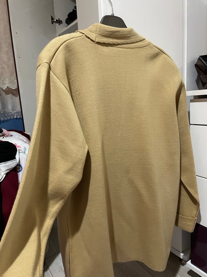 Camel Kadın Midi Örgü Hırka - Görsel 2