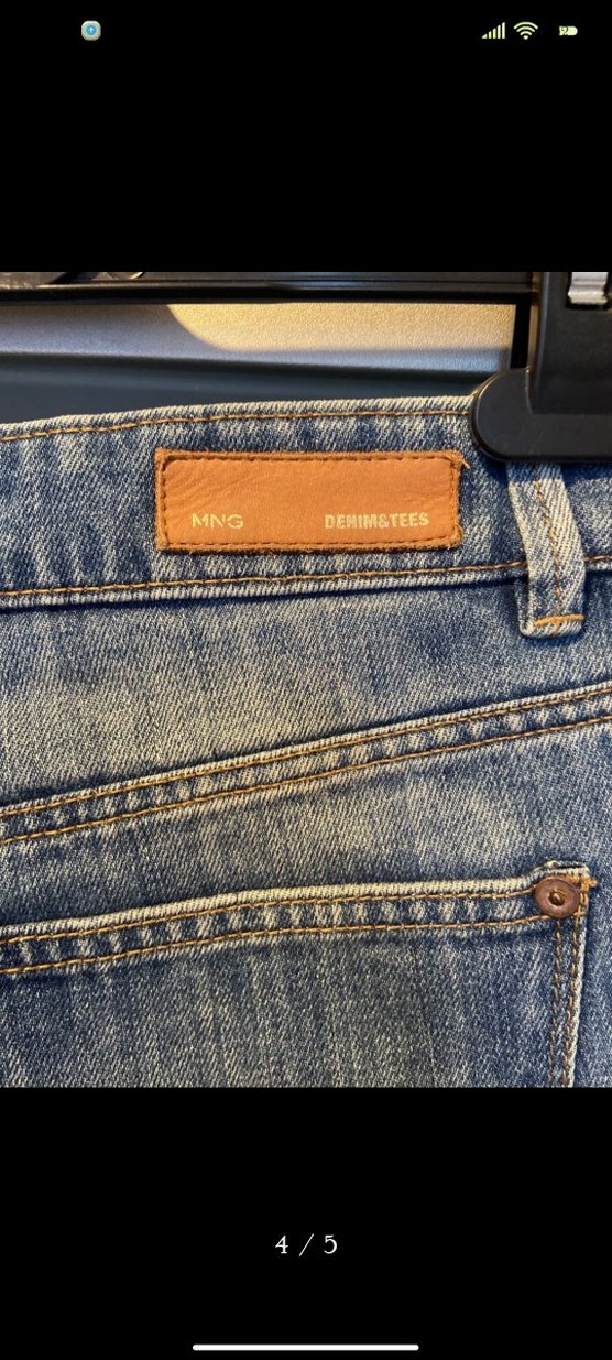 Kadın Gri Mavi Bağcıklı Salaş Denim Şort - Görsel 4