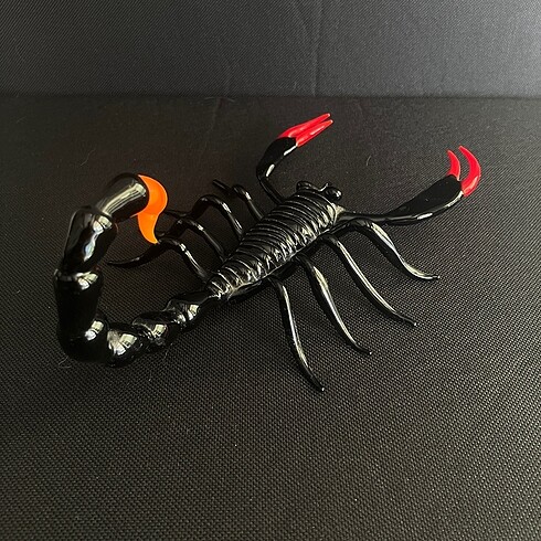 Cam Akrep Siyah El Yapımı - Görsel 2