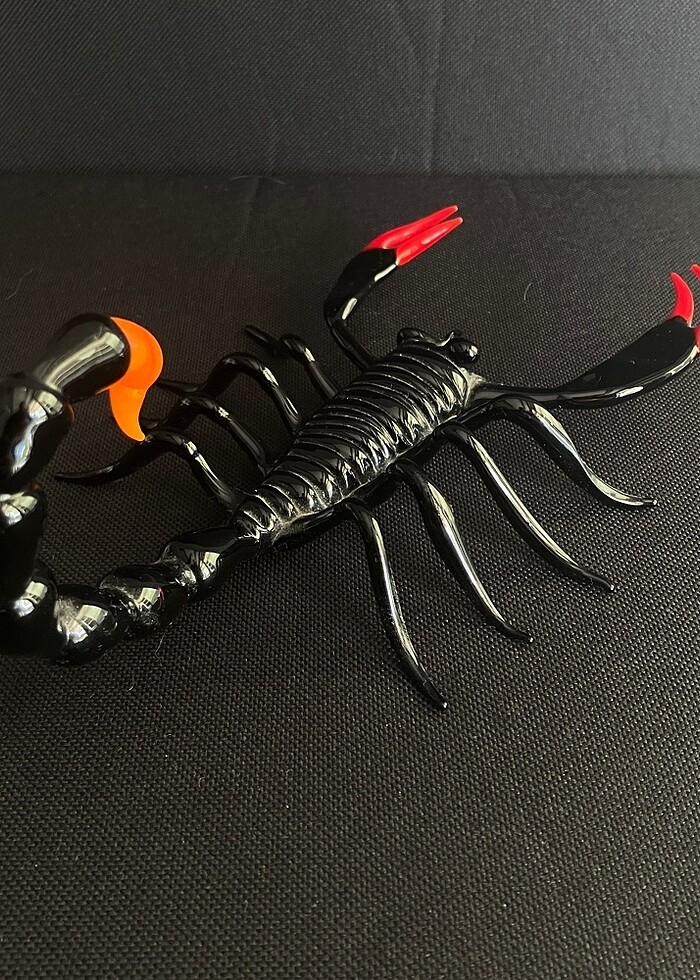 Cam Akrep Siyah El Yapımı - Görsel 2