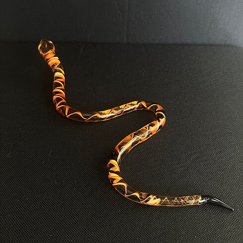 Cam Yılan Biblo El Yapımı +25cm - Görsel 2