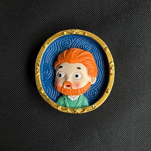 Van Gogh 3d Kabartma Magnet