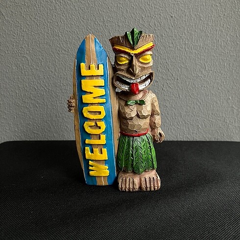 Tiki Karşılama Totem Heykel 14cm