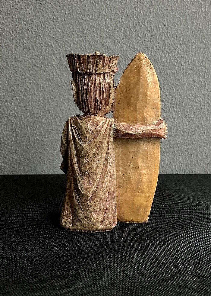 Tiki Karşılama Totem Heykel 14cm - Görsel 3