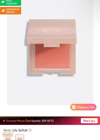 Pastel Pembe Lily-Şeftali Allık