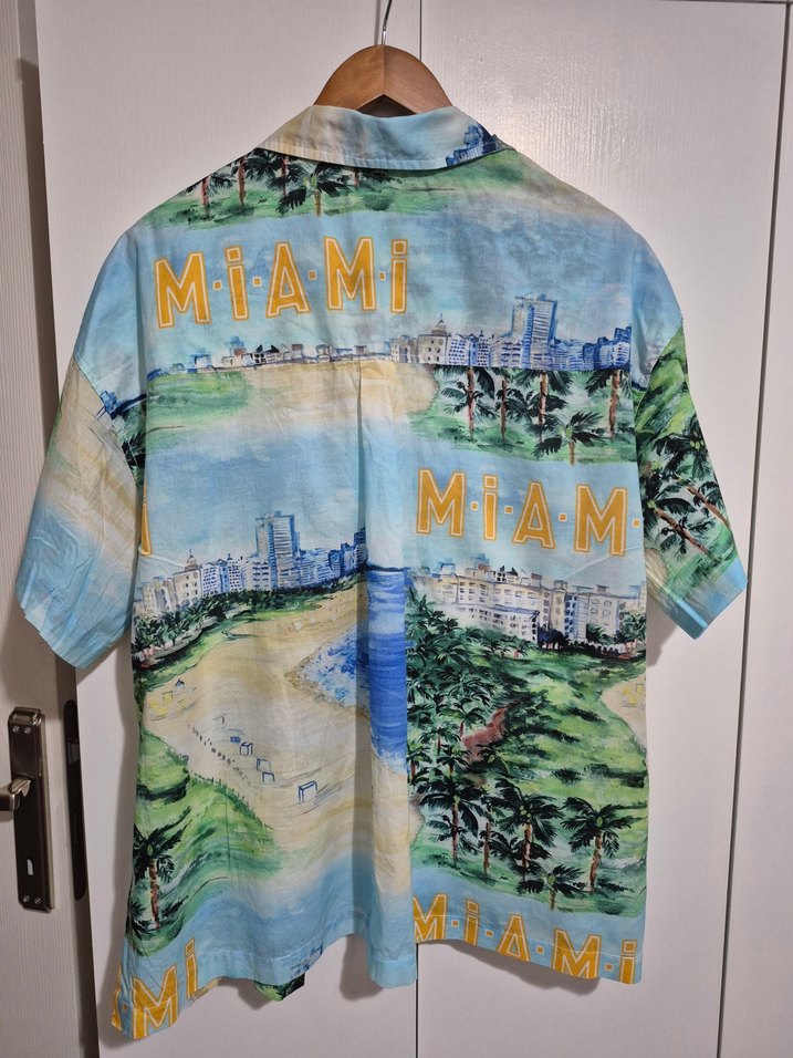 Renkli Baskılı Kısa Kollu bayan gömlek - Görsel 2