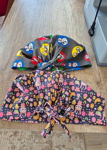 arkadan lastikli bacıklı hemşire bonesi - Görsel 2