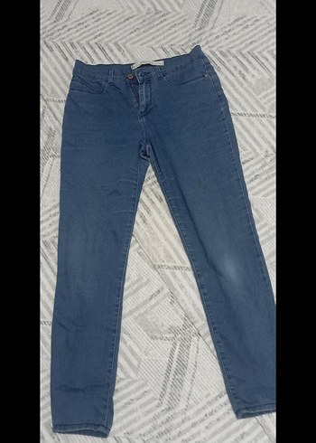 Günlük Mavi Kadın Denim Pantolon - Görsel 2