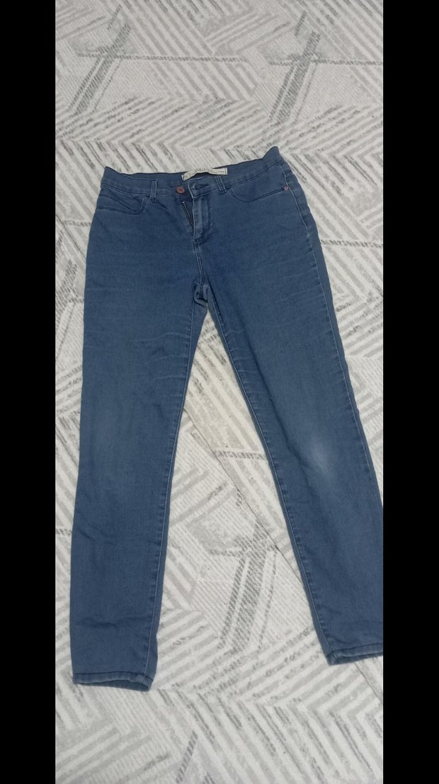Günlük Mavi Kadın Denim Pantolon - Görsel 2