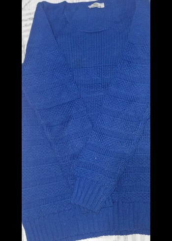 Kadın Lacivert Triko Kazak - Görsel 2