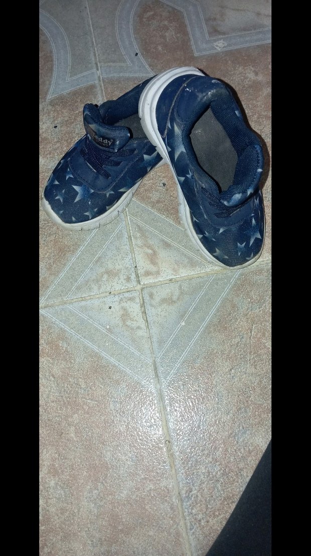 Mavi Bağcıklı Erkek Çocuk Spor Ayakkabı - Görsel 3