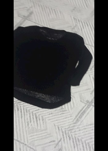 Siyah Kadın Salaş Triko Bluz - Görsel 2