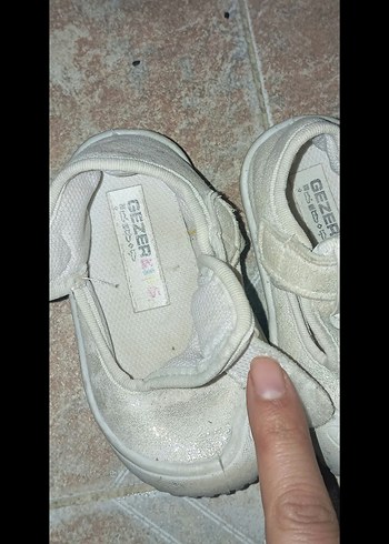 Erkek Bebek Beyaz İlk Adım Ayakkabısı Velcro - Görsel 2