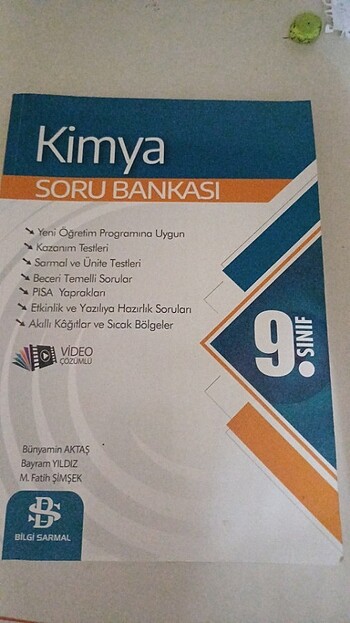 Bilgi sarmalı o. Sınıf kimya soru bankası 