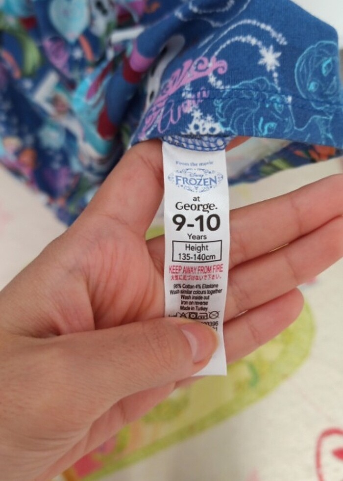 Disney kız çocuk elbise - Görsel 4