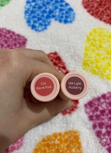  Beden çeşitli Renk Lykd merry duo lipstick