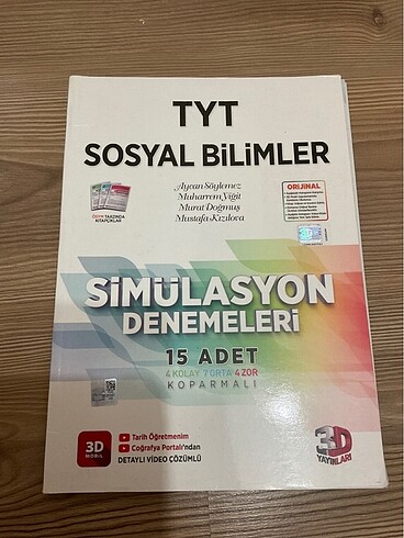 3d yayını Tyt sosyal denemesi