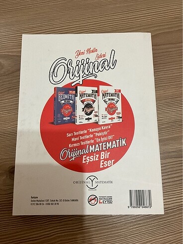  Orijinal yayını Tyt matematik soru bankası