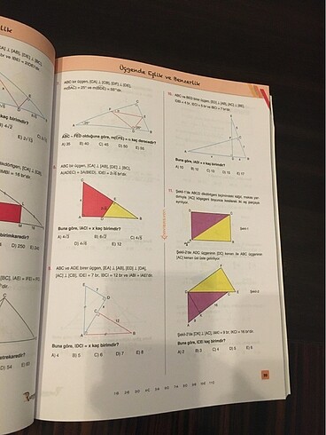  Beden Renk Rasyonel Navigasyon Tyt-Ayt Geometri Soru Bankası