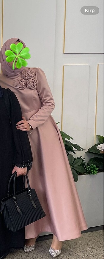 Diğer meliha tarhanacı rosa elbise+ janjan şal