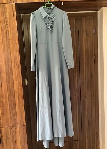 Diğer Yaka detaylı tesettür elbise
