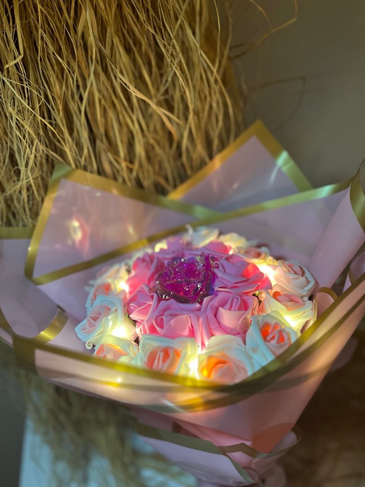 Sonsuzluk gül  buket - Görsel 2