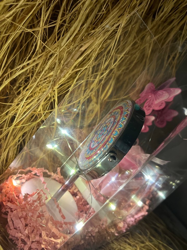 Kelebek Detaylı Kadın aynalı hediye Seti - Görsel 2