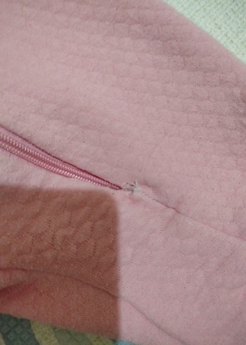 Pembe Kız Bebek Fermuarlı Tulumu - Görsel 7