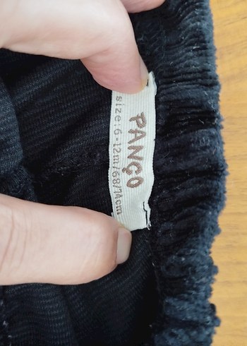 9-12 Ay Beden Siyah Erkek Çocuk Dar Kesim Pantolon