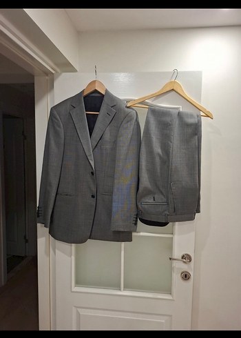 Sarar gri Erkek Takım Elbise Regular Fit