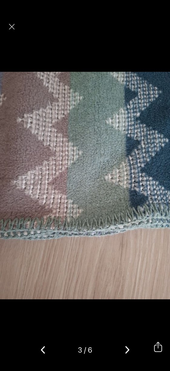 English home Gri Zigzag Desenli Battaniye - Görsel 3