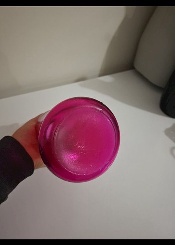 Pembe renkli cam vazo - Görsel 2