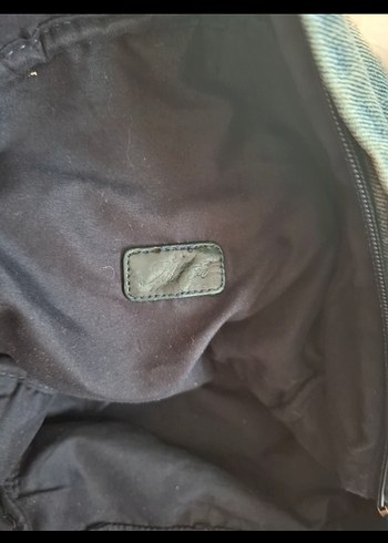 Beden mavi Renk Mavi Batik Desenli Kot Sırt Çantası