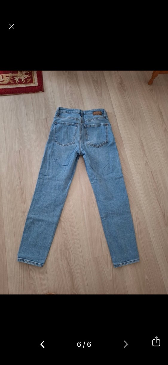 Mavi Regular Fit Midi Denim Kadın Kot Pantolon - Görsel 4