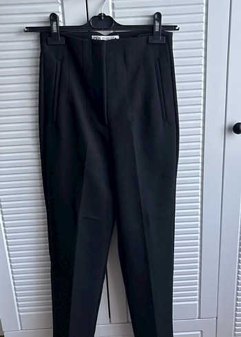 Zara Sik Siyah Yuksek Bel Pantolon