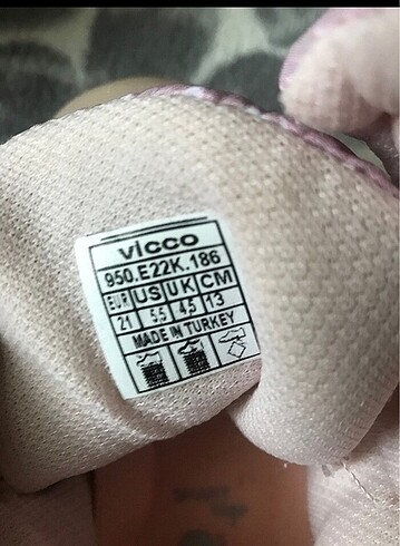 21 Beden mor Renk Vicco panduf / bot