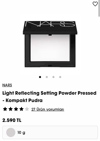 NARS Light Reflecting Setting Powder - Pressed - Görsel 7
