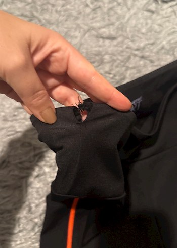 Siyah Elastik Belli Spor Tayt - Görsel 3