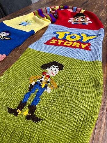 Beden çeşitli Renk ToyStory atkı