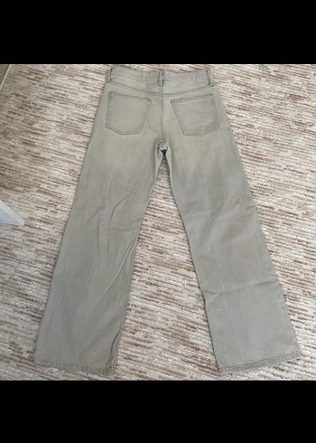 Zara Bej Rahat Kesim Zara Kadın Kot Pantolon