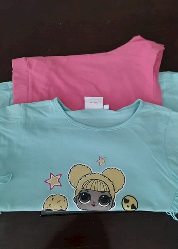 Püsküllü LOL Baskılı Kız Tişörtü - Görsel 2