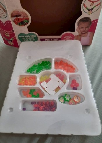 Çocuklar için Boncuklu Renkli Takı Seti - Görsel 3