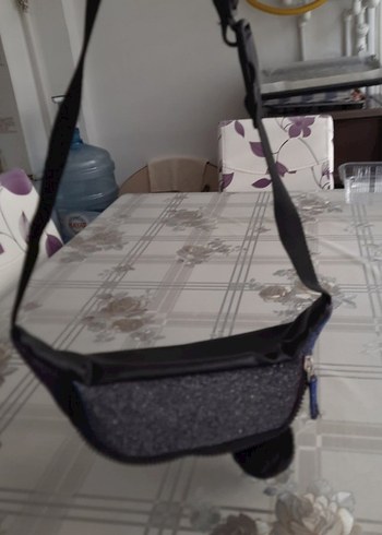 Gri Kemerli Bel Çantası - Görsel 5