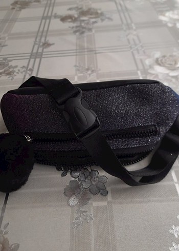 Gri Kemerli Bel Çantası - Görsel 12