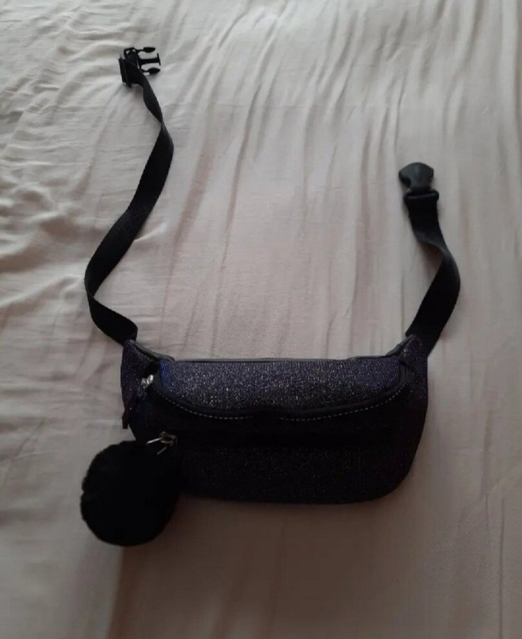 Gri Kemerli Bel Çantası - Görsel 4