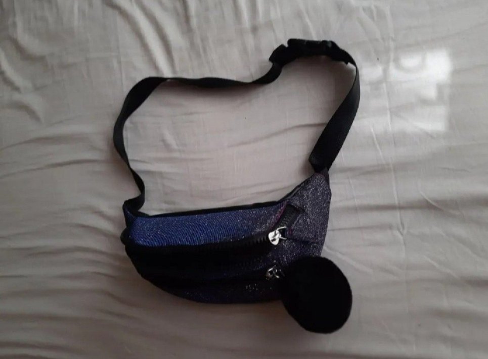 Gri Kemerli Bel Çantası - Görsel 2